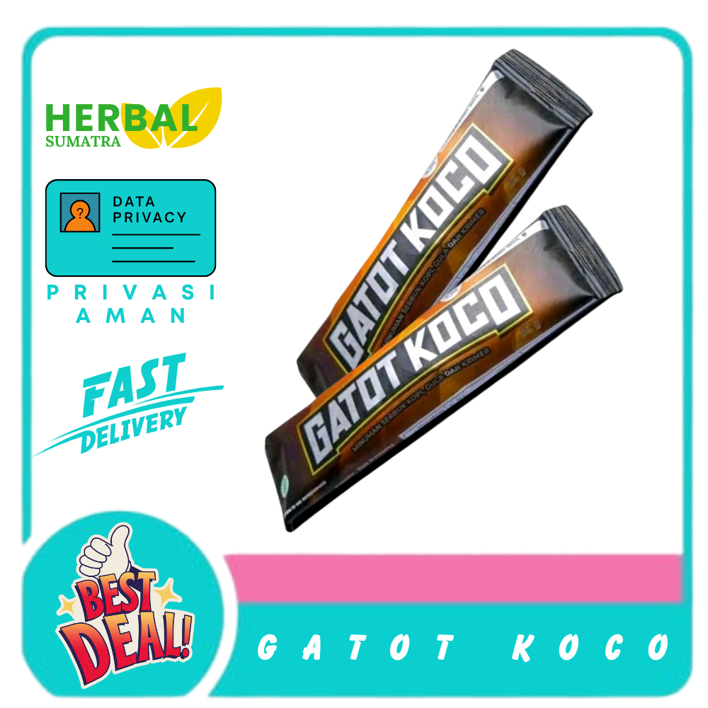 

Kopi Gatot Koco 2 Sachet / Kopi Herbal / Kopi Stamina