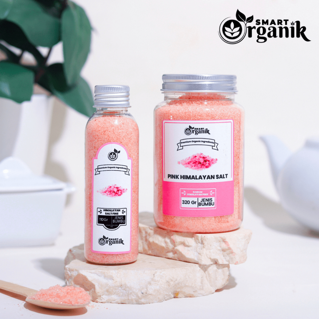 

Smart Organik Himalayan Salt Pink / Garam Himalaya Halus Pure 100% Bumbu Masak Dapur Organik Healthy