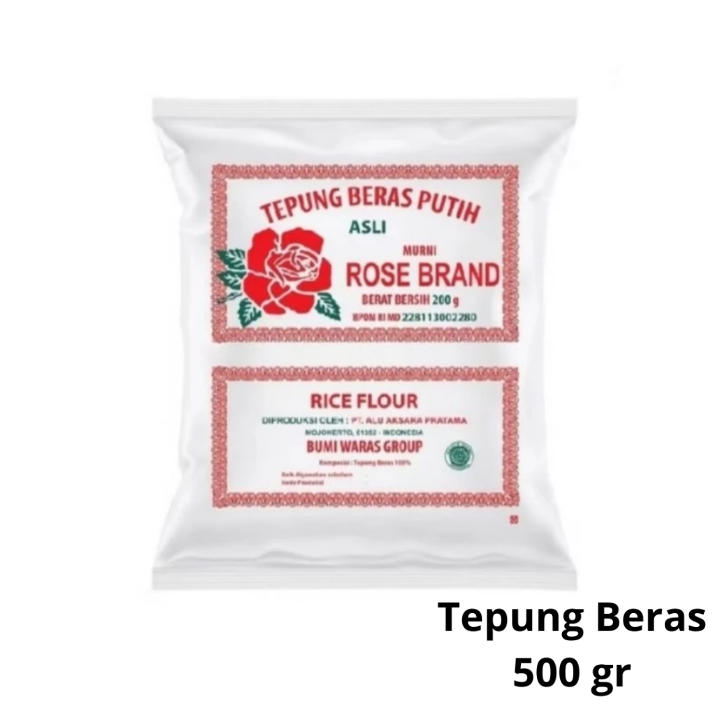 

Tepung beras putih Rose Brand // Murah 500 gr // Murah 200 gr Rose brand