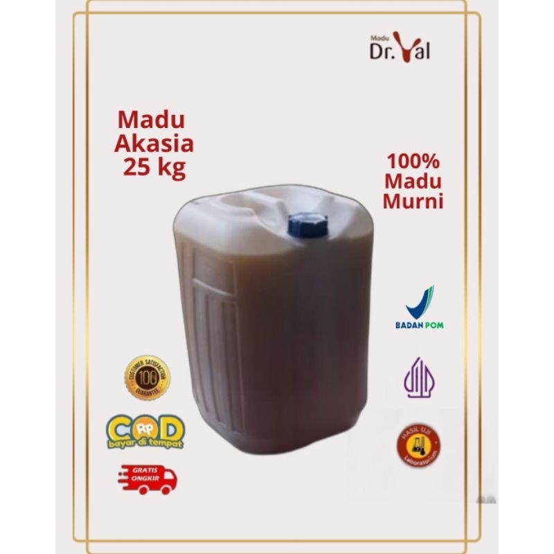 

PROMO HARI INI SPESIAL DISKON 30%!! Madu Akasia Dr.Val 25 kg, 100 madu murni!! Membantu pemulihan stroke
