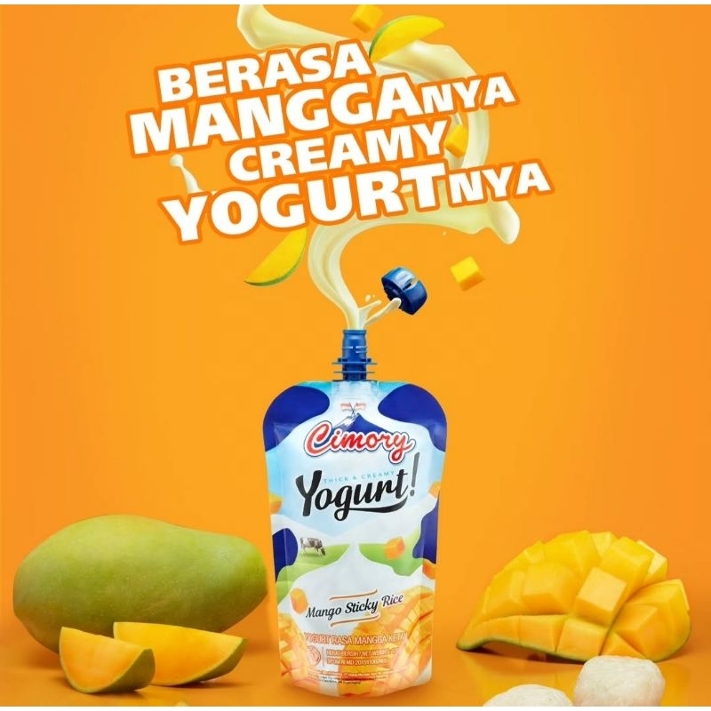 

Cimory Yogurt Squeeze Ketan Mangga 120gr
