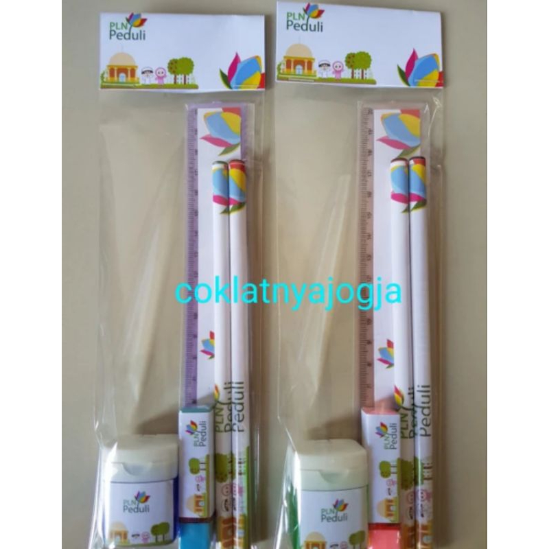 

(PO 13hari, MIN. 12pcs) Custom Alat Tulis isi 5