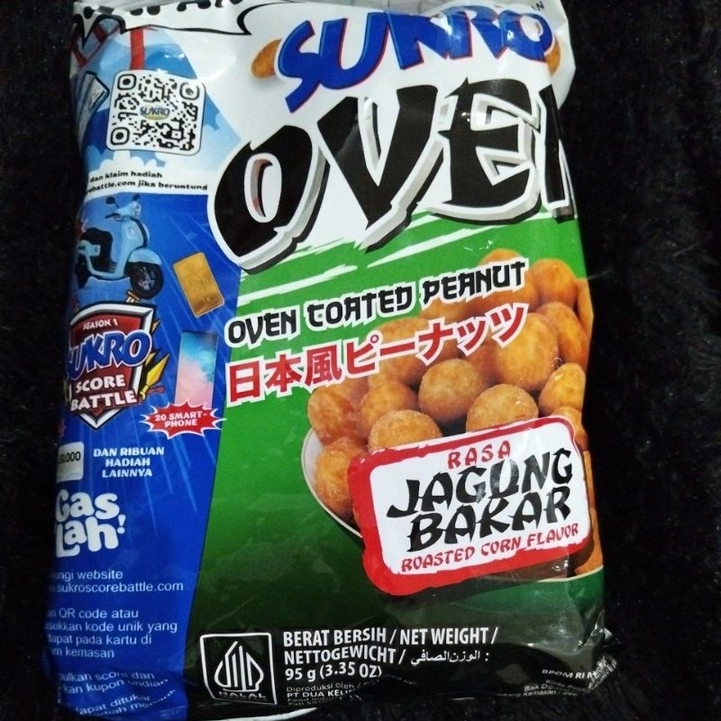 

Sukro kacang bersalut 95gr khusus instan 95 gr rasa jagung bakar