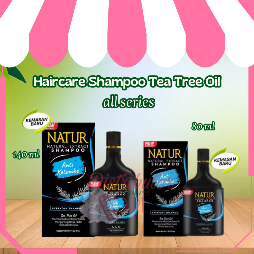 -Natur Haircare Shampoo Tea Tree Oil | 80ML | 140ML