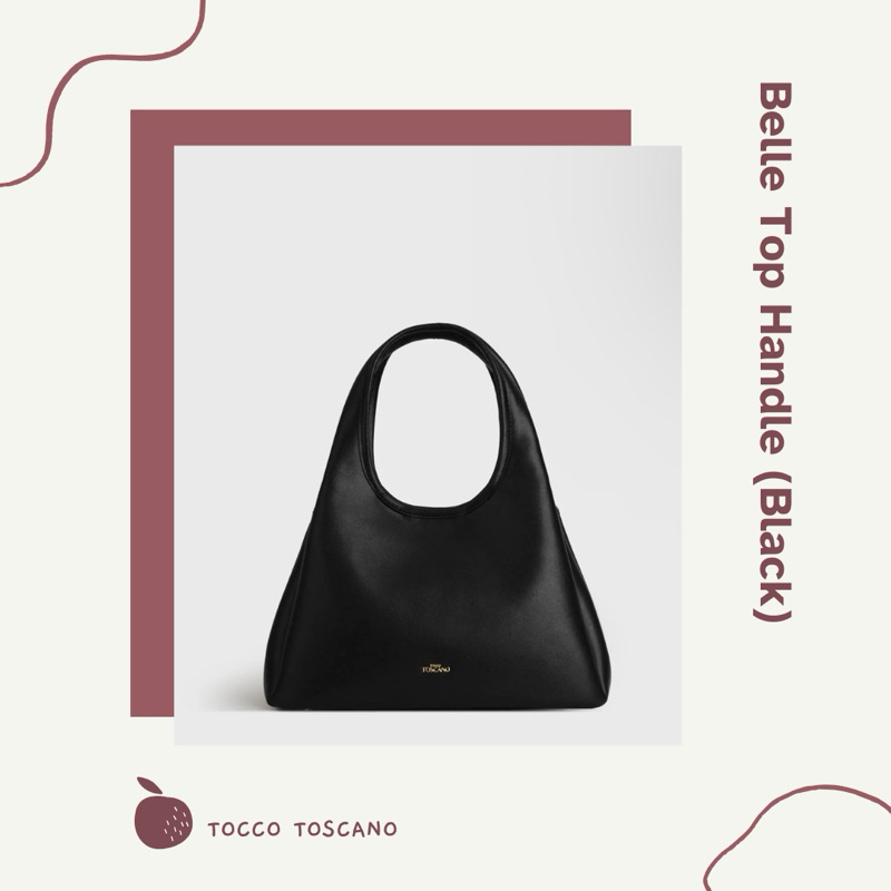 [PRE ORDER] TOCCO TOSCANO | Belle Top Handle Bag | Black | Burgundy | Taupe | Cream | Original