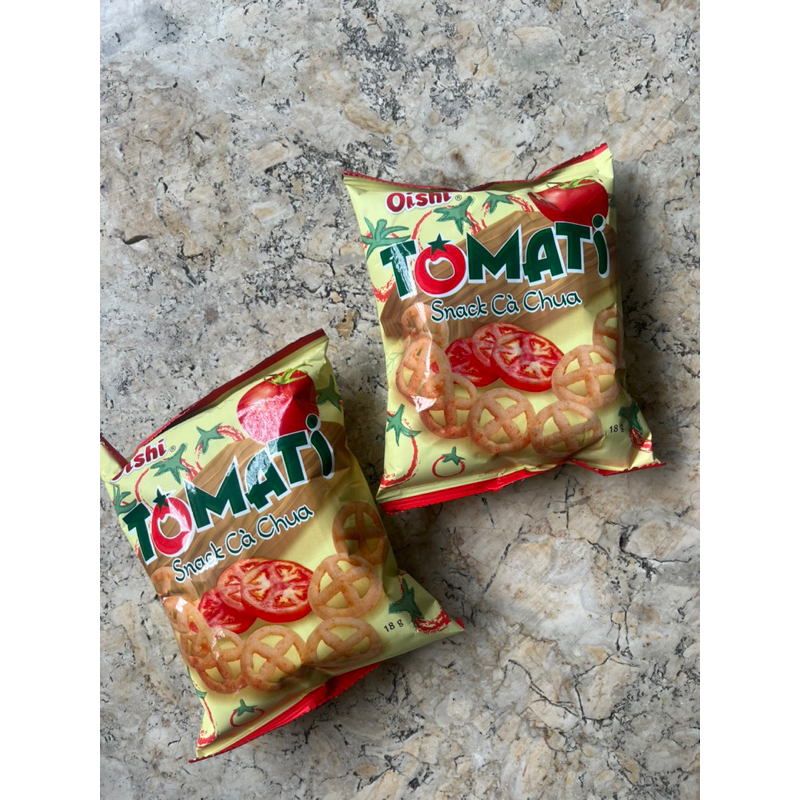 

[SNACK VIETNAM] snack oishi rasa tomato original vietnam 18 gr / chiki rasa tomat khas vietnam / snack ca chua
