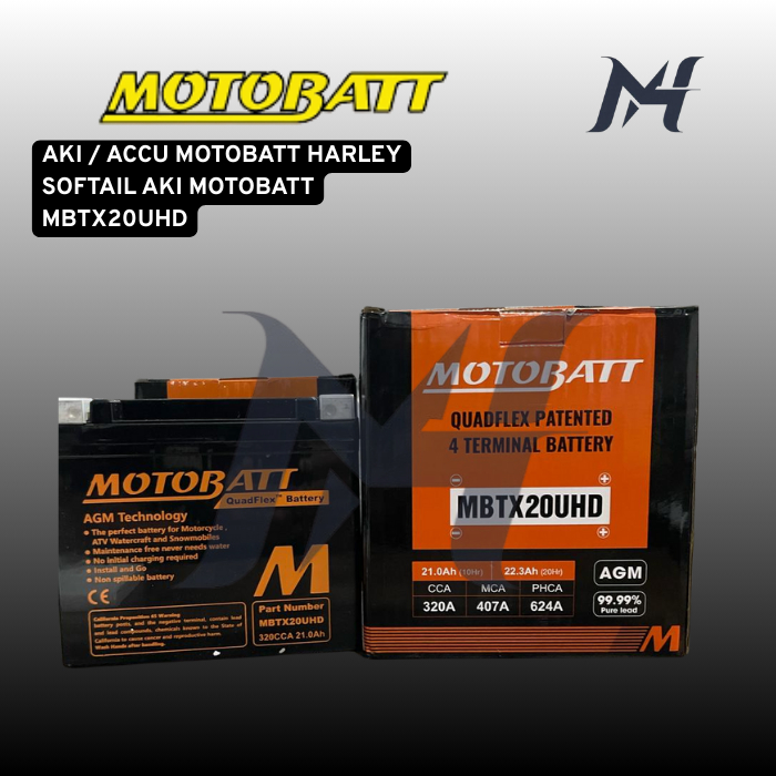 AKI / ACCU MOTOBATT HARLEY SOFTAIL AKI MOTOBATT MBTX20UHD