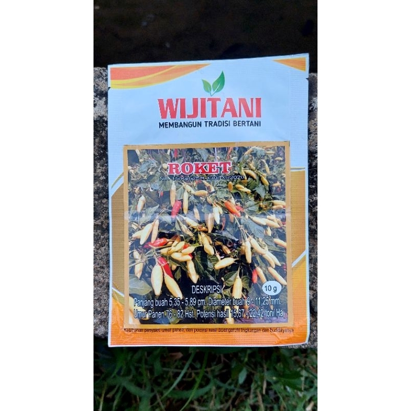 benih cabai roket repack 50 butir wijitani