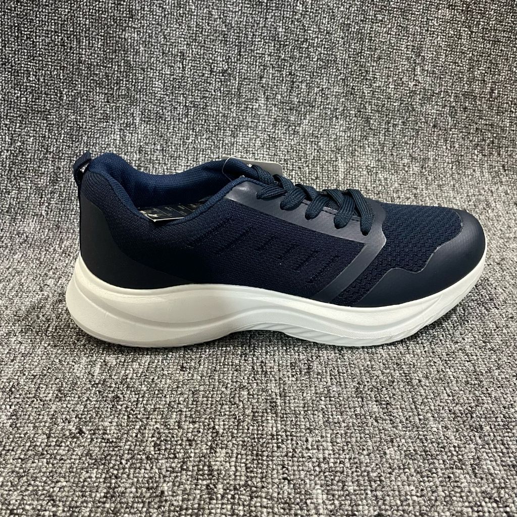 Sepatu Sneakers Pria DUFF ACOSTA Biru Tua Tali Kasual Original