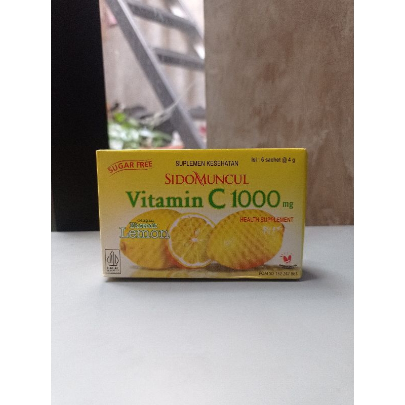 

Sido Muncul Health Drink Vitamin C1000 Lemon 6X4g
