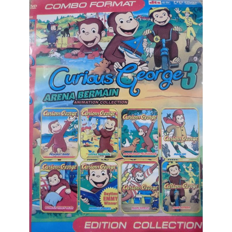 KASET DVD ANAK ANAK FULL ALBUM CURIOUS GEORGE 3 -  ARENA BERMAIN
