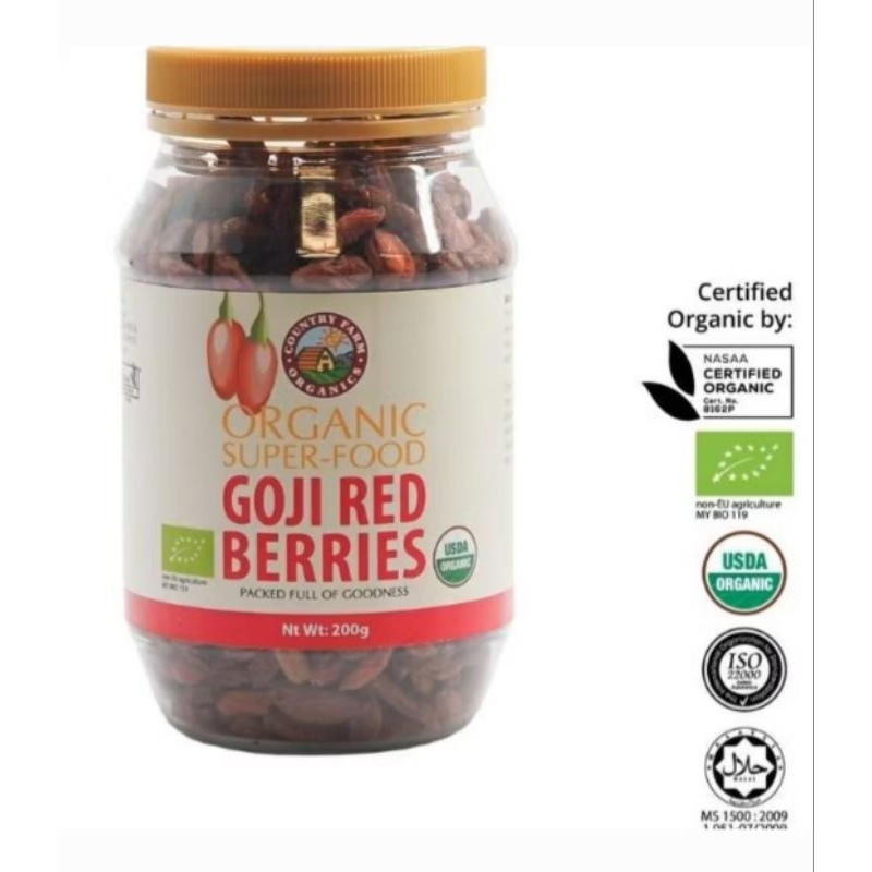 

Goji Red Berries Organic 200g, Gojiberry