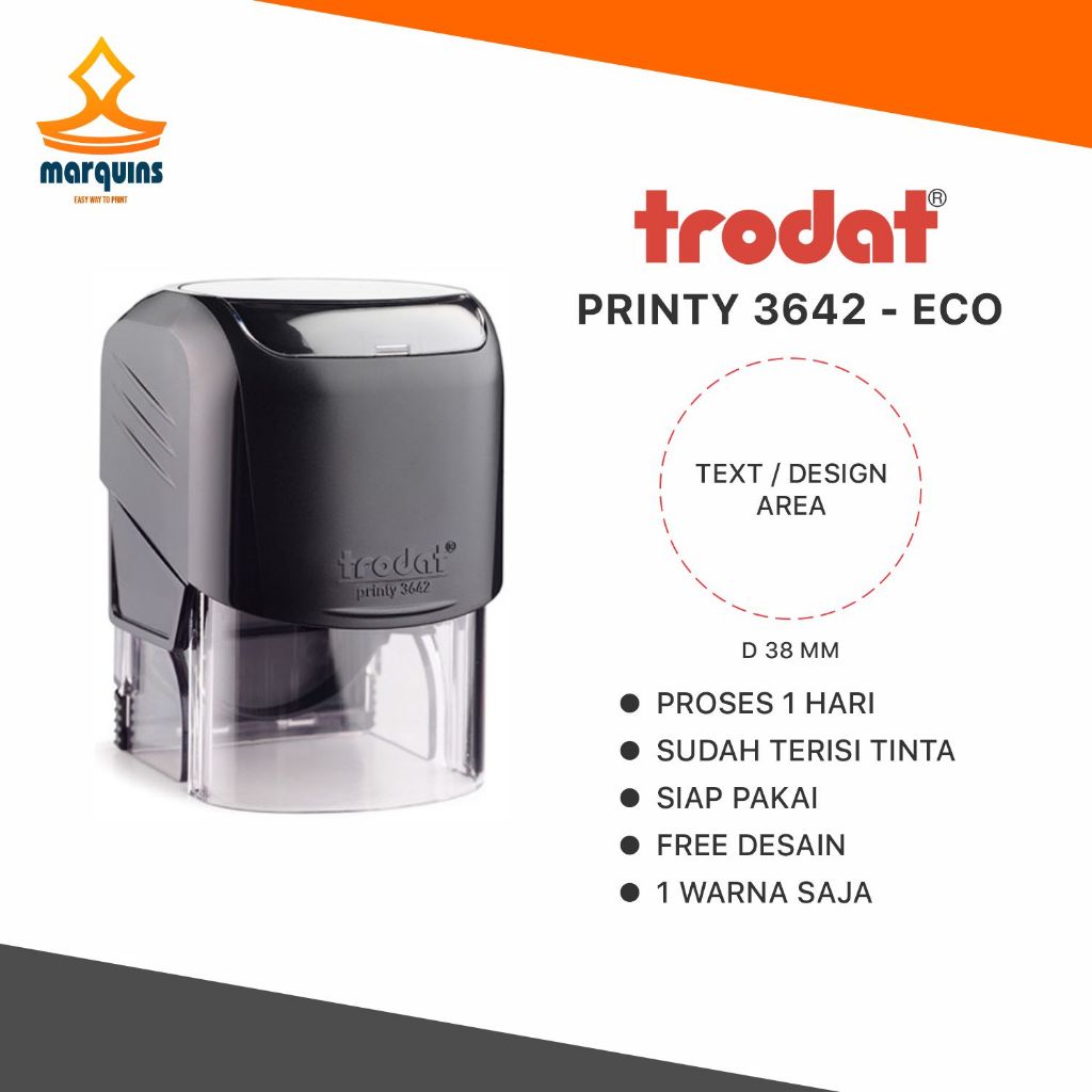 

Stempel Otomatis Trodat 3642 | Stempel Nama/Alamat | Stempel Cocok Untuk Usaha | Kualitas Premium