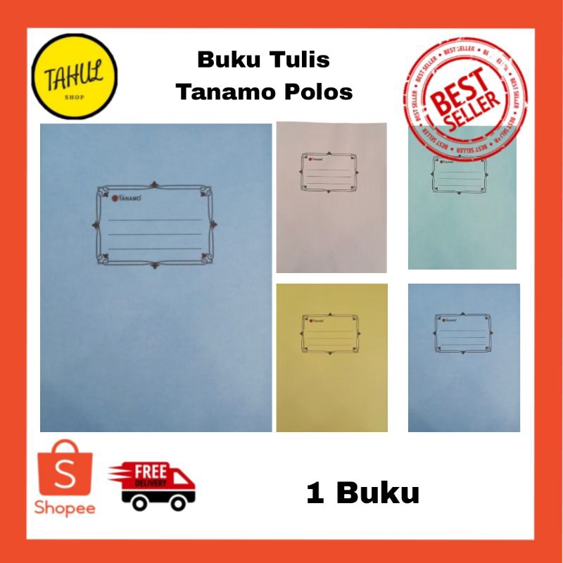 

1 Pcs (1 Buku) !!! Buku tulis Tanamo 38 Lembar Polos buku tulis murah kualitas bagus buku tulis ukuran kwarto buku tulis ukuran A5