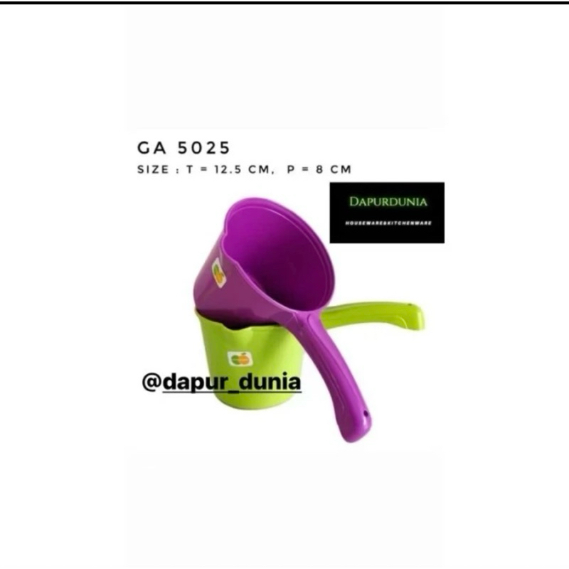 gayung mandi plastik golden sunkist ( GA5025 / GA5027 / GA5029 )