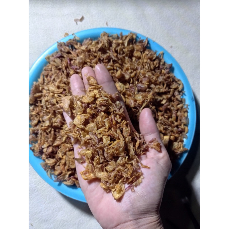 

Bawang goreng original 250gr/bawang Brebes/enak buat taburan masakan/bisa buat cemilan