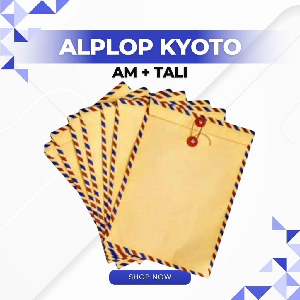 

Amplop Coklat 310 Kyoto Amplop + Tali Map Coklat Amplop