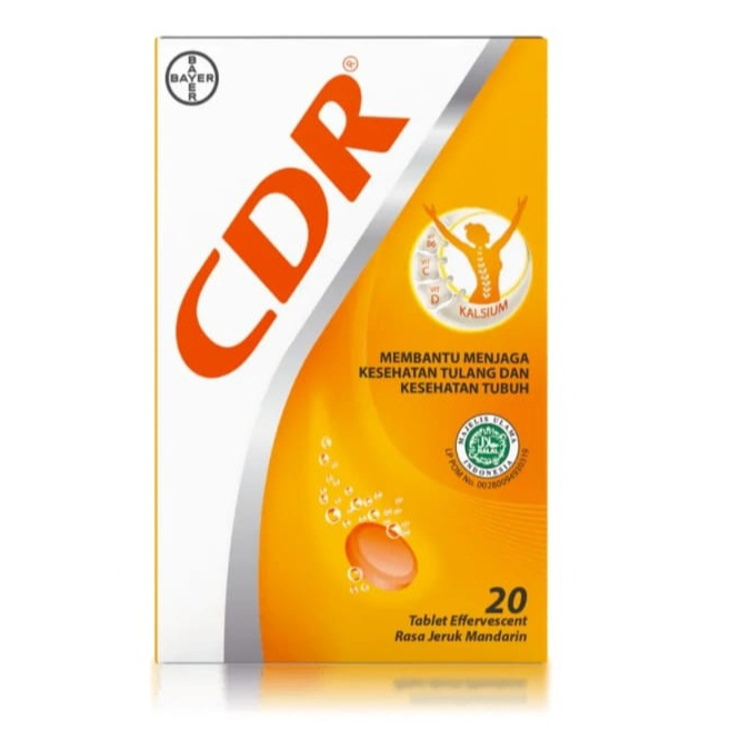 CDR EFFERVESCENT (VITAMIN TULANG UNTUK DEWASA)