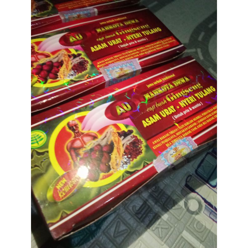 Serbuk MAHKOTA DEWA asam urat-flu tulang