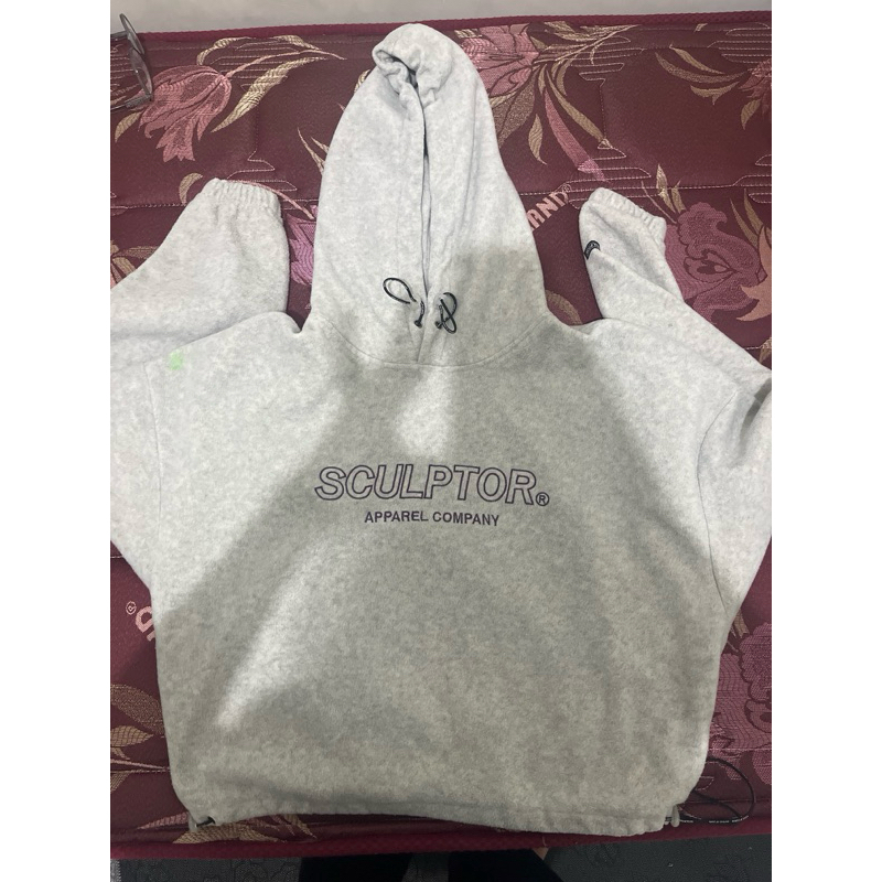preloved hoodie grey sculptor apparel