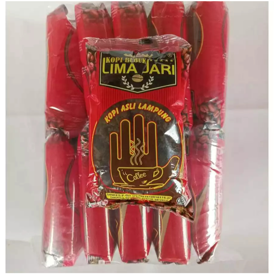 

Kopi Bubuk LIMA JARI Kopi Asli Lampung Kopi Bubuk Lampung 100gr