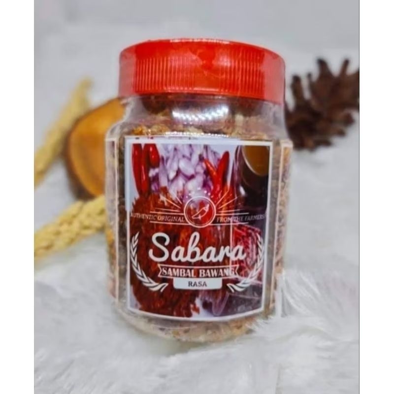 

Sambal Bawang Kering Pedas Rasa SABARA 100 gram