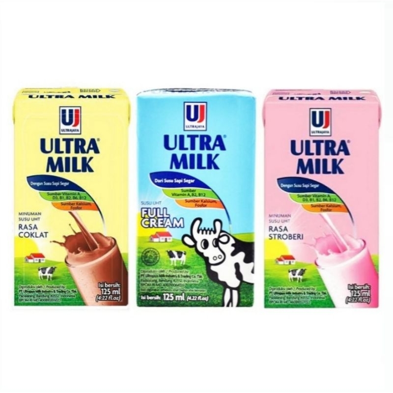 

ULTRA MILK SUSU UHT COKLAT FULL CREAM STOBERI 125 ml