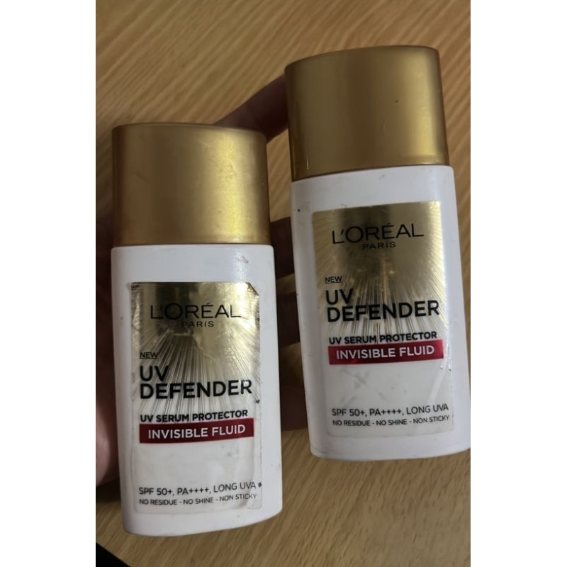 UV Defender Invisible Fluid Sunscreen SPF50+ PA++++ reject stiker aja