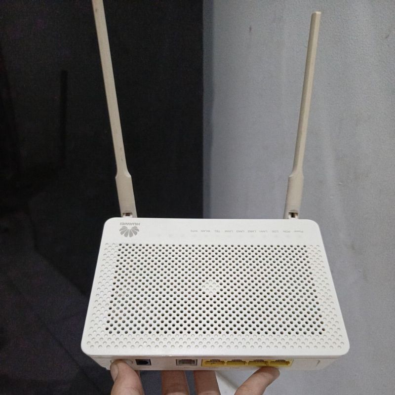 ROUTER ONT HUAWEI EG8141H5 & ADAPTOR 12V PORT BIRU/HIJAU BERGARANSI