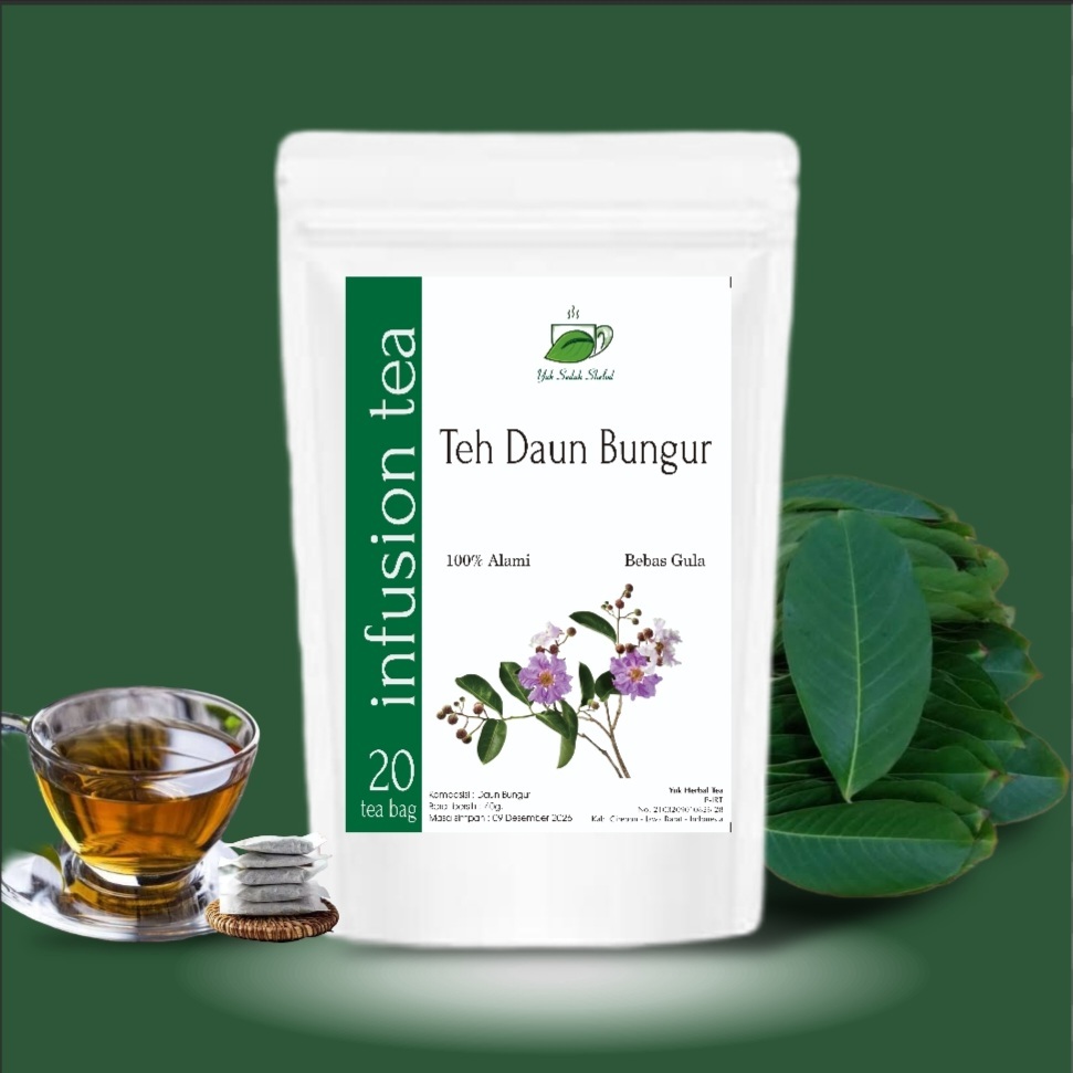 

DAUN BUNGUR / BANABA LEAF TEA Anti diabets (20 tea bag)