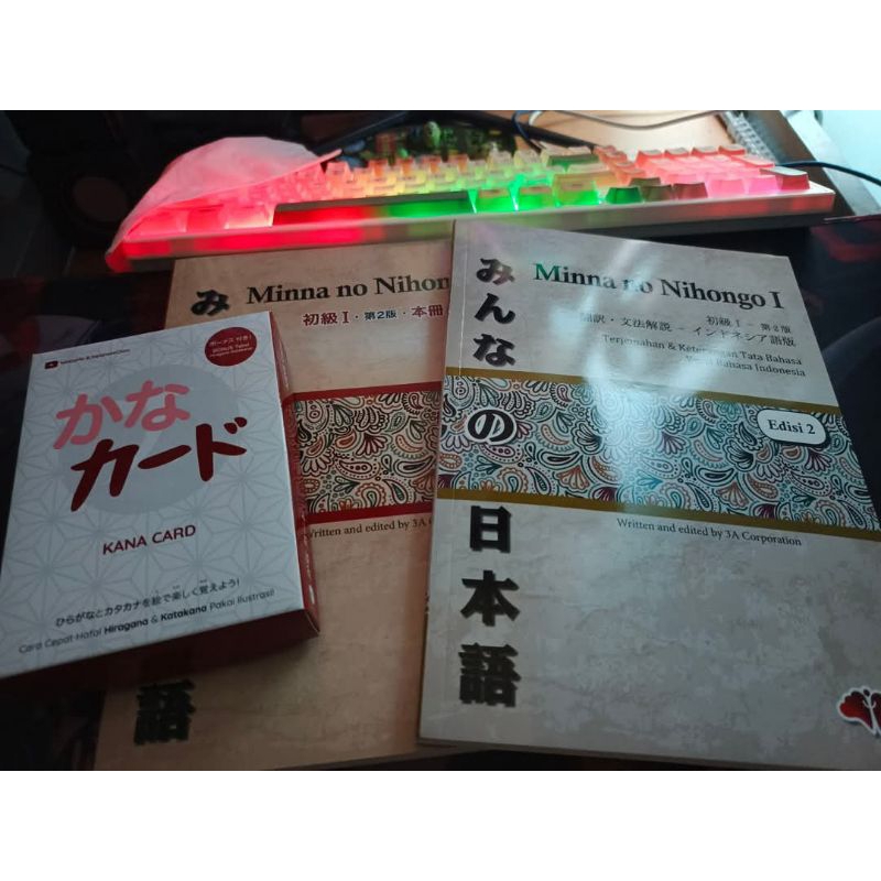 BUNDLING Minna No Nihongo Shokyu 1 + Kana Card