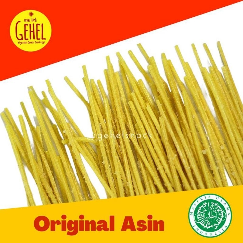 

Gehel Mie Lidi 200gr - Makanan Ringan (Grosir)