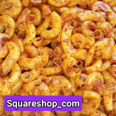 

Makaroni Pedas / Makaroni Pedas Daun Jeruk / Makaroni Cikruh Pedas Daun Jeruk 1kg