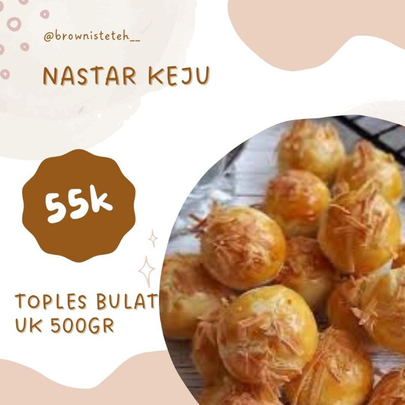 

NASTAR KEJU TOPLES BULAT 500G