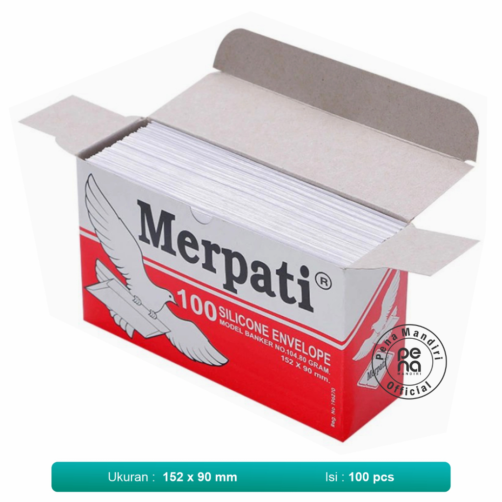 

Amplop Putih Polos Sedang Silicone Amplop Merpati 104 Tanggung 80gsm 100 pcs