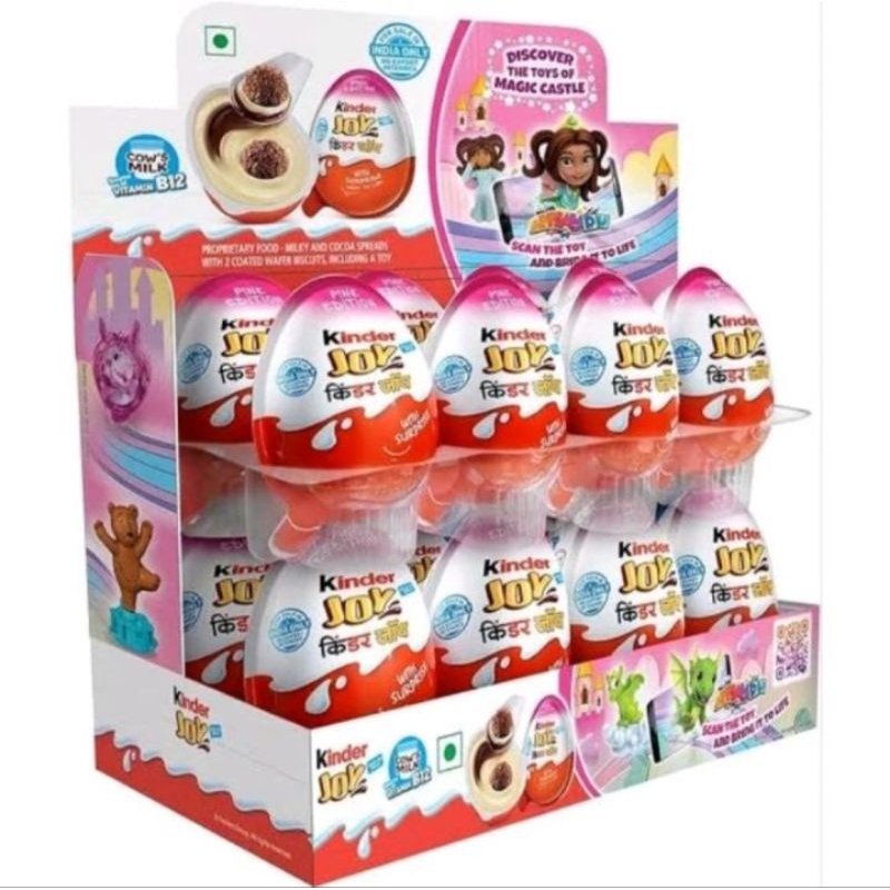

1 Box isi 24Pcs Kinder Joy Chocolate Boy or Girl (Kinderjoy) 20 gr