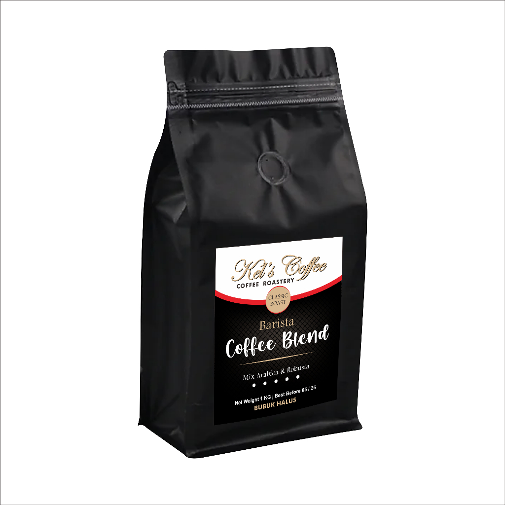 

KELSCOFFEE BARISTA COFFEE BLEND 1 KG | Mudah Diseduh | Cocok Es Kopi Susu Rumahan