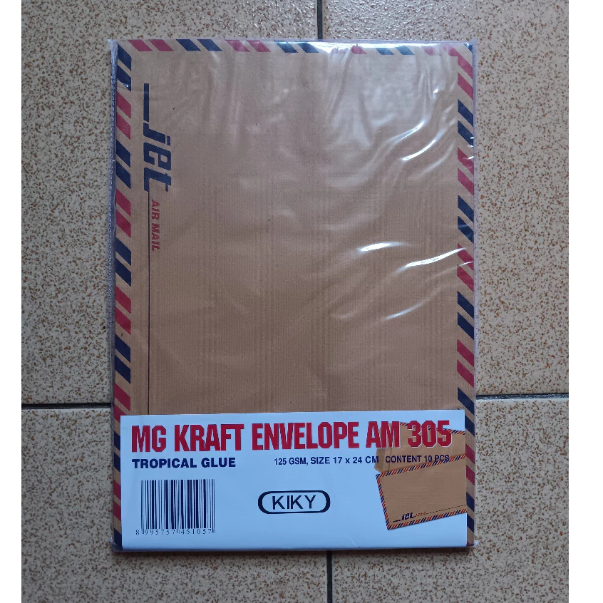 

Amplop Coklat Kiky 305 125 Gsm Tropical Glue Amplop Lem A5 Per Pak Isi 10 Pcs