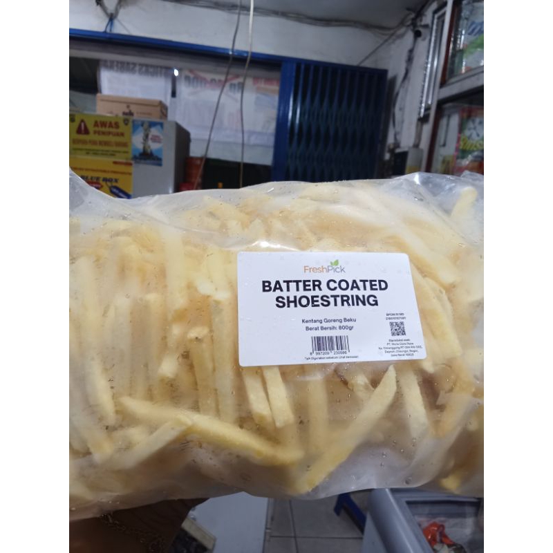 

MC Cain Kentang Batter Coated Shoestring 800GR/PREMIUM Kentang Goreng Batter 800gr