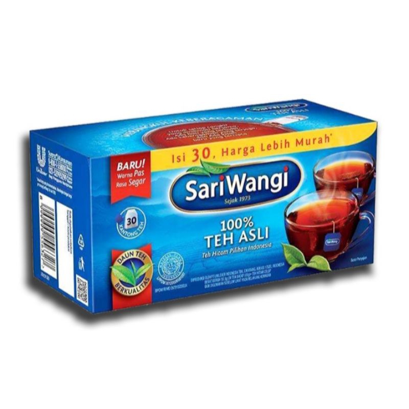 

SariWangi Teh Celup Hitam Asli 30 x 1,85g