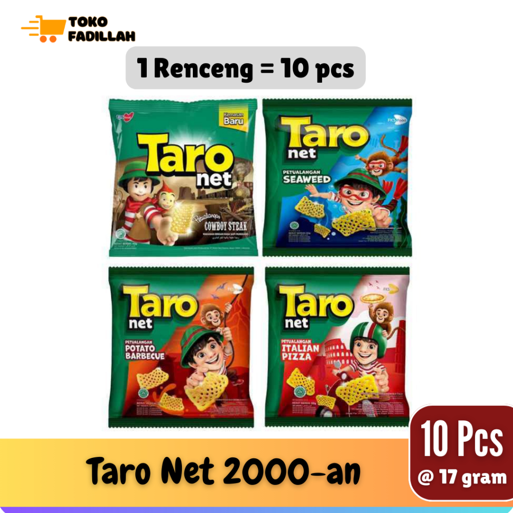 

Taro Net 17 gr - 1 Renceng isi 10 pcs [Semua Varian]