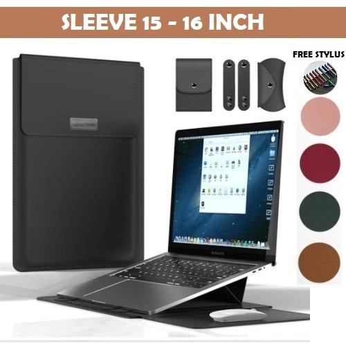 ASUS TUF DASH 15 4in1 set LAPTOP STAND BAG PU LEATHER SLEEVE CASE