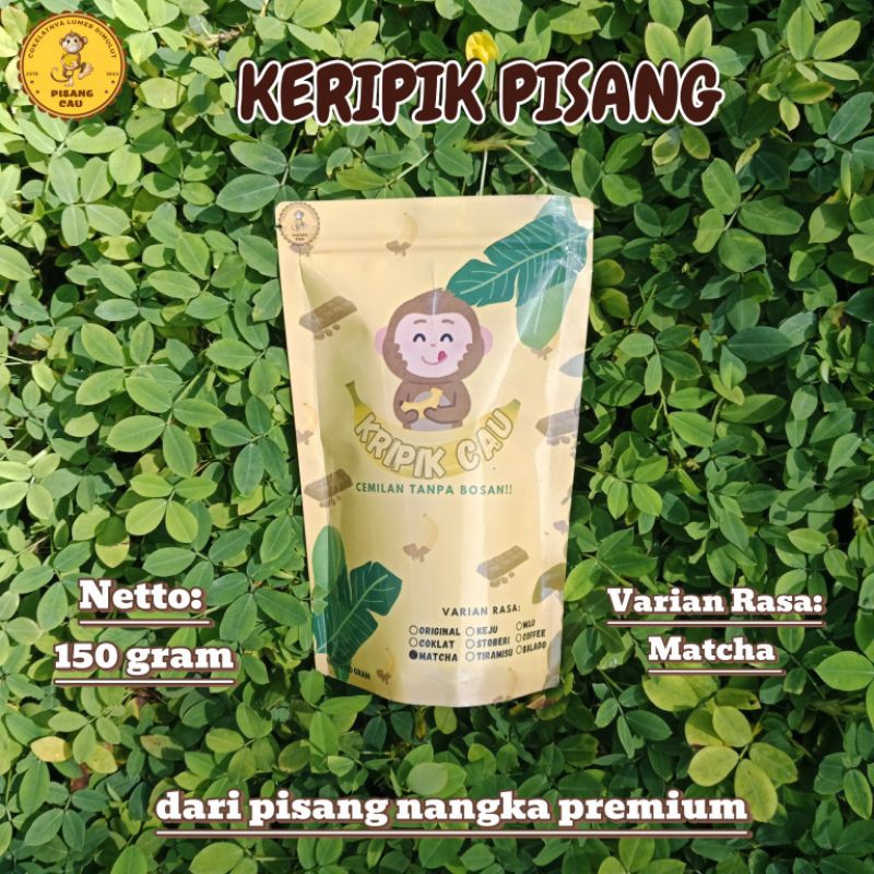 

KRIPIK CAU OFFICIAL||KERIPIK PISANG||RASA MATCHA
