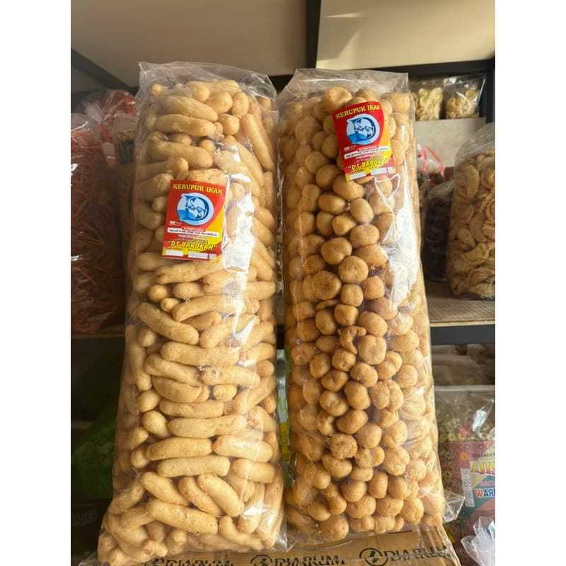 

Kerupuk Ikan Tenggiri Bulat Panjang 1kg Amplang Ikan Tenggiri Asin Gurih Renyah Free Packing Tenggiri Amplang