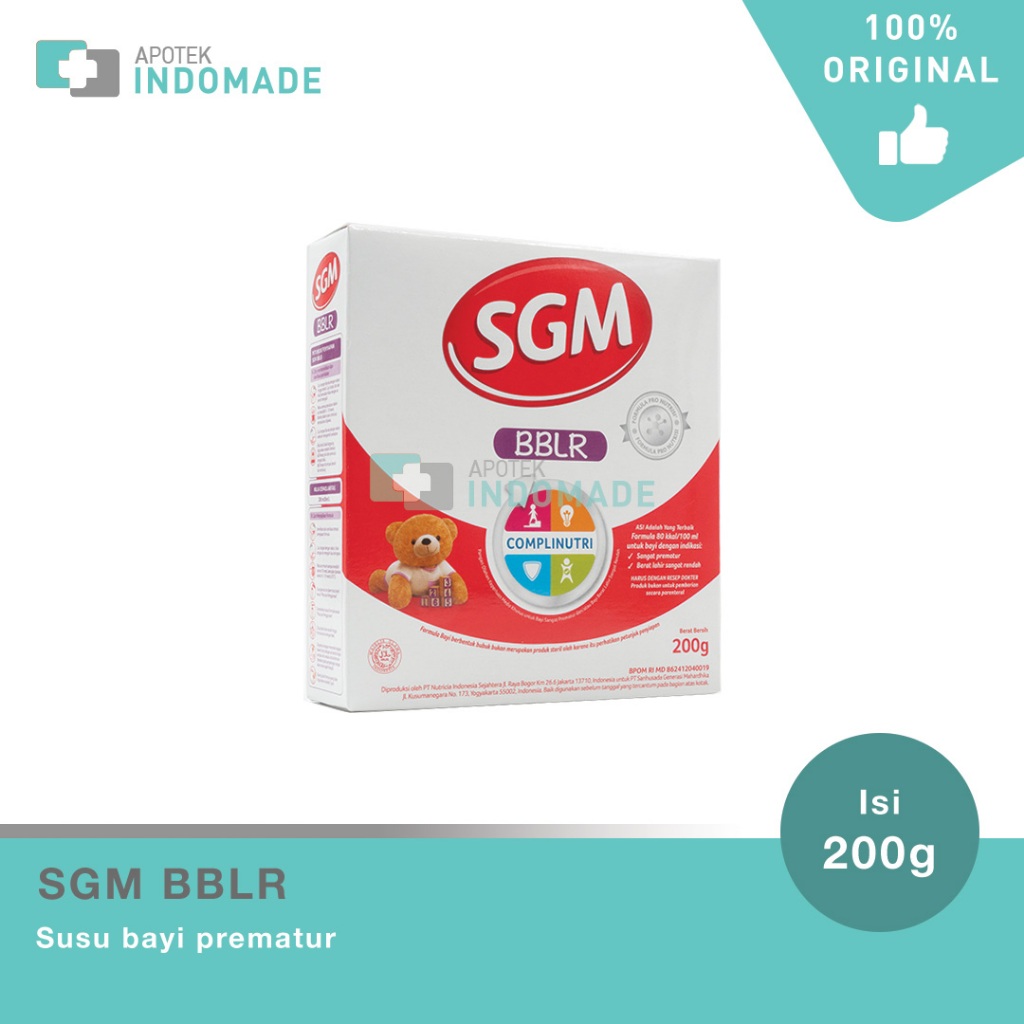 SGM BBLR 200gr / 400gr / 0-12 Bulan / Susu Bayi Prematur / SGM Prematur Bayi