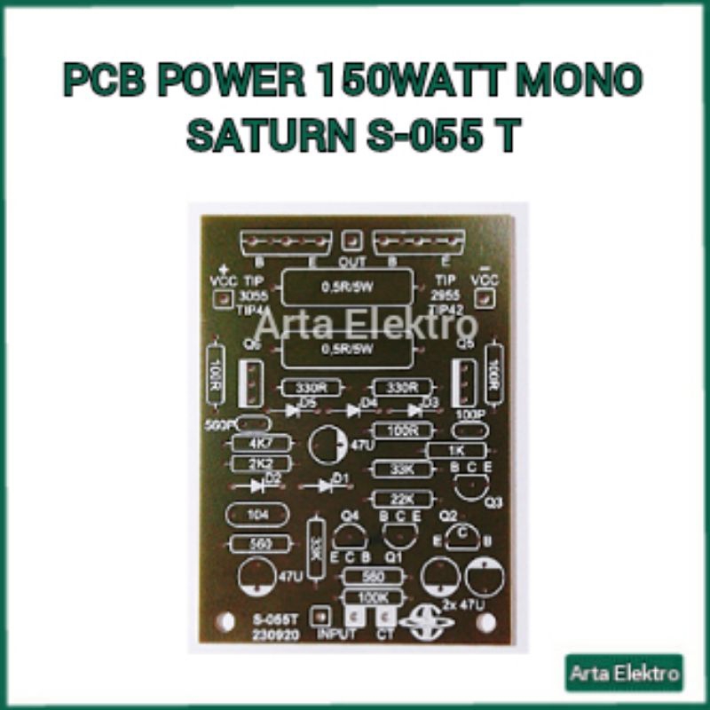 150 WATT OCL POWER AMPLIFIER SATURN S-055T