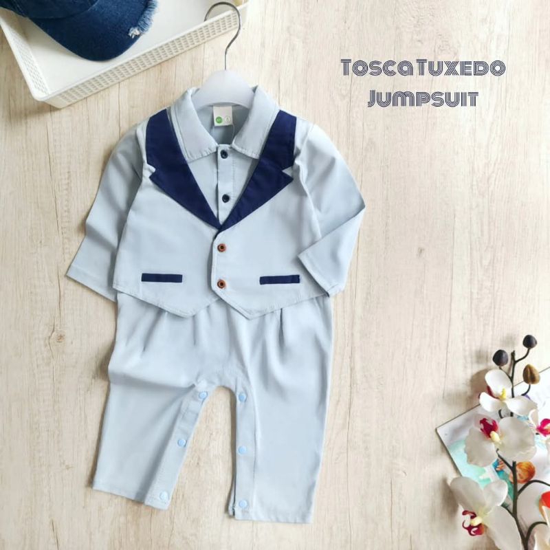 Romper Anak Jas Cowok Blazer Tuxedo