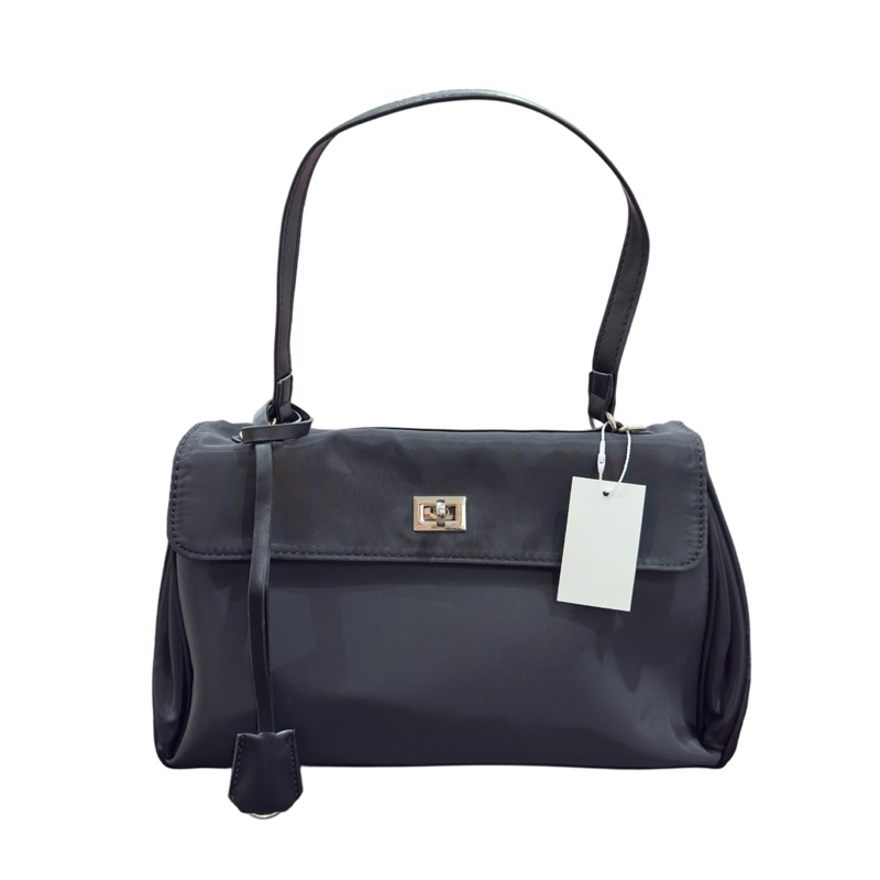 Leona nylon bag/Korea nylon shoulder bag/Tas kampus kantor daily