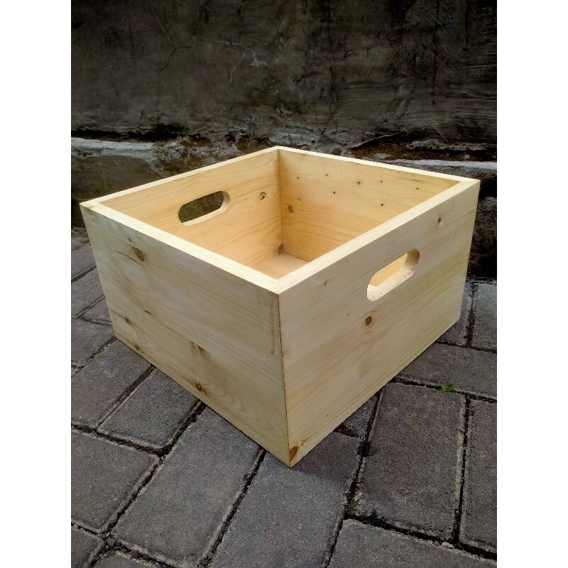 Keranjang Kayu / Box Hampers / Box Kayu