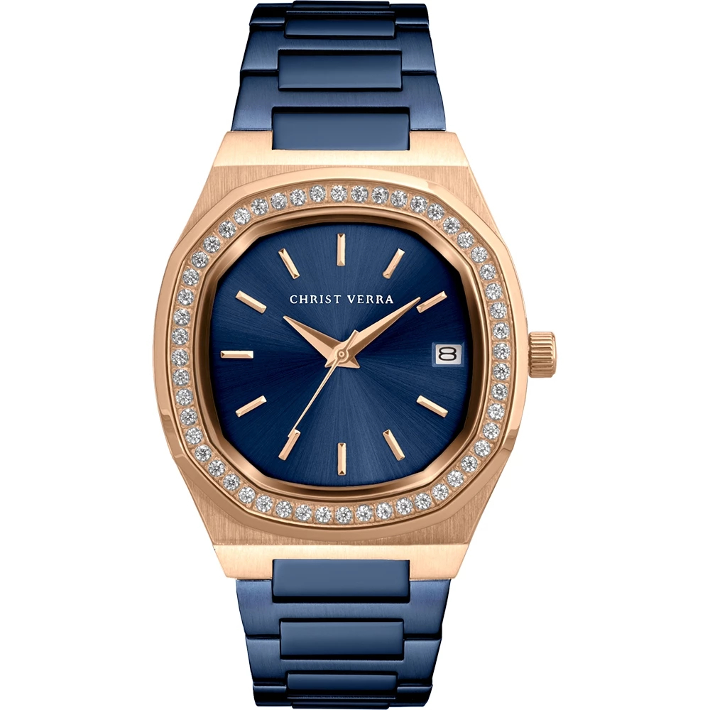 100% original  jam Christ Verra Casual Women's Watches CV 919566L-1J BLU - CV 919566L